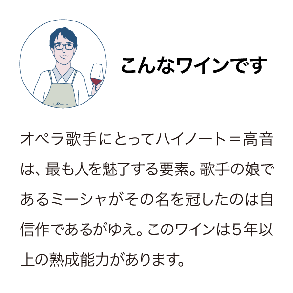 ミーシャズヴィンヤード “ザ・ハイ・ノート” ピノ・ノワール 2021