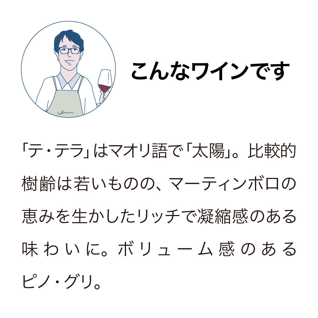 マーティンボロー ヴィンヤード テ テラ ピノ グリ 2024