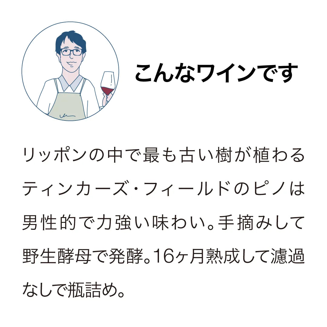 リッポン ティンカーズ フィールド マチュア ヴァイン ピノ・ノワール 2022